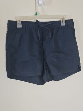 J Crew Women’s Navy Drawstring Casual Shorts Size S